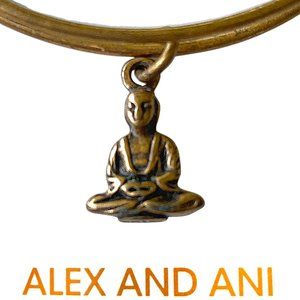 Alex and Ani Gold Buddha Bangle Bracelet
